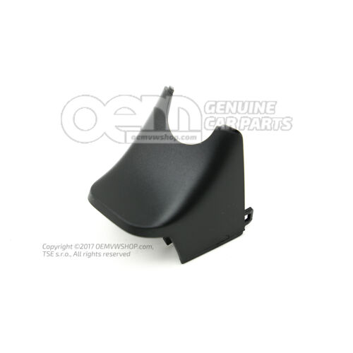 Sabre (fekete) vezetékes védőcső, alsó rész 8W0858937  4PK