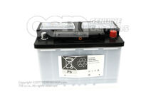 Akkumulátor töltöttségi állapot kijelzővel, tele és feltöltött &quot;ECO&quot; JZW915089A