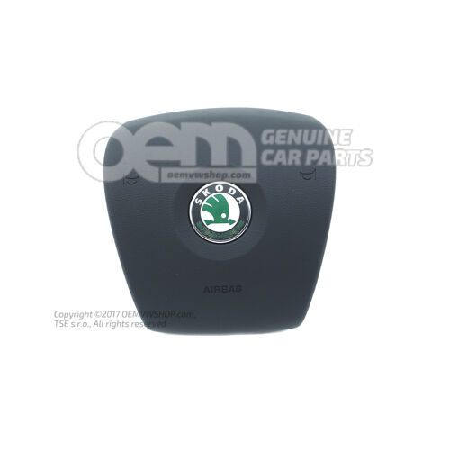 Légzsák egység a kormányhoz fekete 5J0880201D 3X1