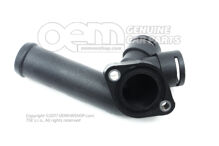 Kühlwasserflansch für T4 074121132B