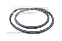 Ajtótömítés, belső szatén fekete 6F9867367C 9B9 (1)