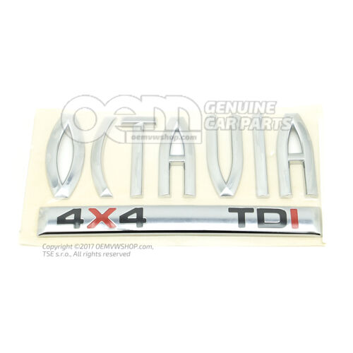 Felirat króm/piros/fekete 1Z0853687J KTP