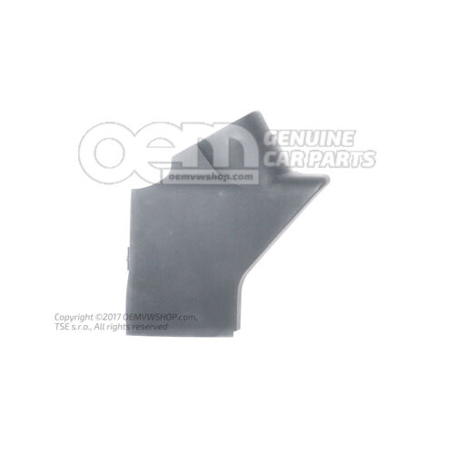 A motortér burkolata fekete 8E0103928G 01C