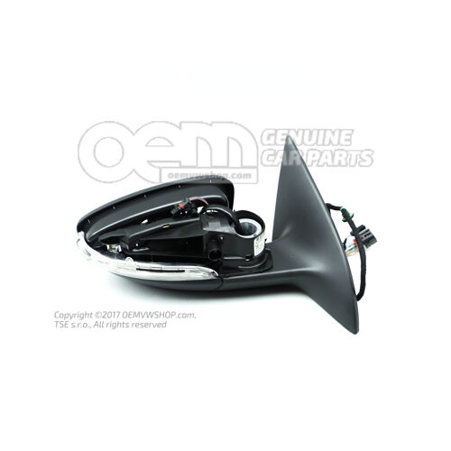 Külső tükörház szatén fekete Volkswagen Passat CC/CC 3C 3C8857508BQ9B9