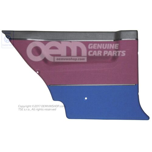 Oldalszegély (szövet) (lécek nélkül) lila kék 191867043ANBMQ 191867043ANBMQ