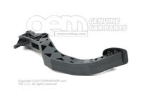 Kuplung pedál szatén fekete 6Q1721321C 01C (1)