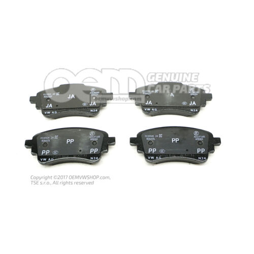 1 db fékbetét készlet 330X22MM tárcsafékhez 80A698451R