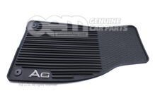 1 szett lábszőnyeg (gumi) szatén fekete 4F1061225  041 (4)