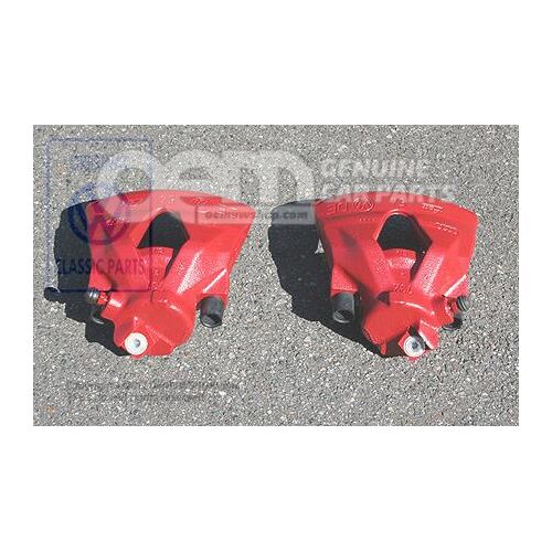 1J0615124D Audi TT/TTS Coupe/Roadster / Bora/Variant/4Motion / Golf/Variant/4Motion piros Nyerges ház fékbetét nélkül 312x25mm mérethez jobb első 1J0615124D