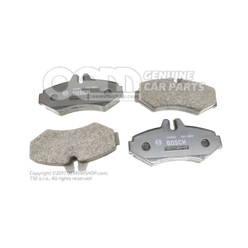 1 db fékbetét készlet tárcsafékhez Volkswagen LT, LT 4x4 2D 2D0698451B