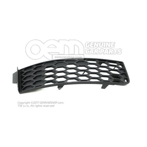 Légvezető rács fekete Audi TT/TTS Coupe/Roadster 8N 8N0807682G 3FZ