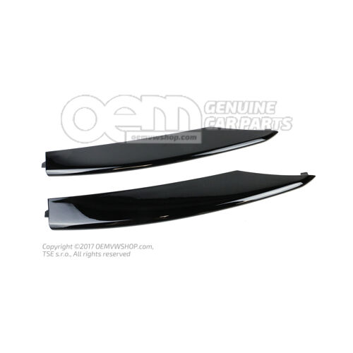 1 garnitúra kárpitok a szellőzéshez, feketén fényes Audi R8 Coupe/Spyder 42 420898459A T94