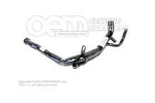 Hűtőfolyadék cső szervóval - kormányolaj szívócső 078121070CG (4)