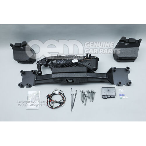 Vonóhorog, forgó- és szerelőkészlet - elektromos alkatrészek a pótkocsi működtetéséhez (csökkentett ventilátorteljesítmény) 4M0092157E