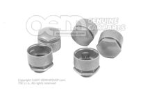 Kupak - kerékcsavar króm színű metál 8D0601173E 7ZS