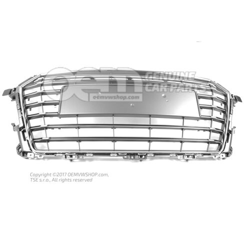 Hűtőrács platinaszürke Audi TT/TTS Coupe/Roadster 8S 8S0853651A 1RR