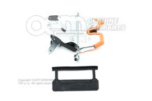 Fedélzár biztonsági narancssárga Skoda Octavia 1U 1U6827501J 209