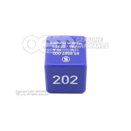 Érintkezőzárás relé 8A0951253