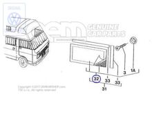 Szúnyogháló tompító burkolattal Volkswagen Campmobil LT 7E 281070419A (2)