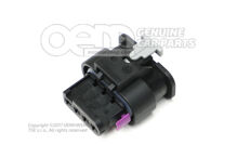 Lapos érintkezőház érintkezőreteszelő mechanizmussal csatlakozó darab elektromos kompresszor 4F0973704 (1)