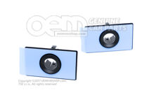 1 készlet szenzortartók Szatén fekete 7LA998397  9B9 (1)