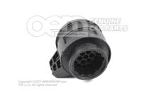 Kerek csatlakozóház érintkező reteszelő mechanizmussal csatlakozó darab vezérlőegység akkumulátor vezérléshez 1J0927320 (1)