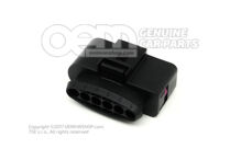 Lapos érintkezőház érintkezőreteszelő mechanizmussal csatlakozó darab vezérlőegység üzemanyag-szivattyúhoz 1J0973726