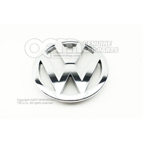 VW embléma króm színek/fekete 1T0853601E ULM