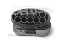 Lapos érintkezőház érintkezőreteszelő mechanizmussal csatlakozóelem kábelköteg motortérhez 1J0973835 (3)