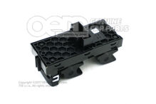 Elektromos ablakemelő kapcsoló (vezető oldali) szatén fekete/fehér 5G0959857D WHS