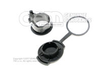 Rugós csapos bilincs. ujj csuklós huzattal szatén fekete 1K0919341C 9B9 (1)