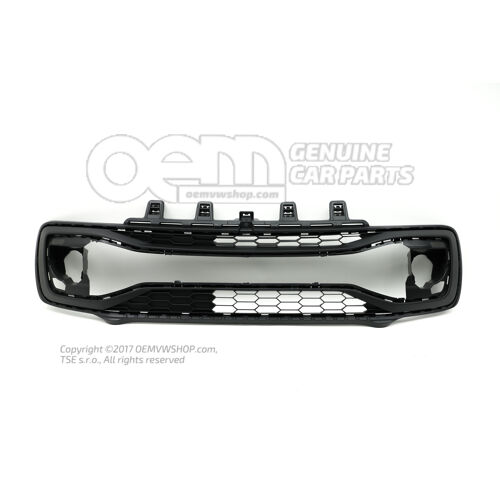 Szellőzőrács szatén fekete Volkswagen Up! 1S 1S0853677F 9B9