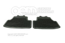 1 készlet minden időjáráshoz használható lábszőnyeg, titán fekete 5H0061512  82V