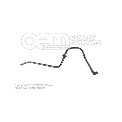 Unterdruckrohr für Golf 4 und Bora 1J0612041ES
