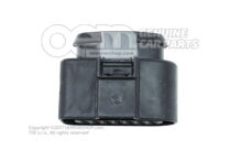 Lapos érintkezőház érintkezőreteszelő mechanizmussal csatlakozóelem kábelköteg injektorokhoz 4H0973717 (1)