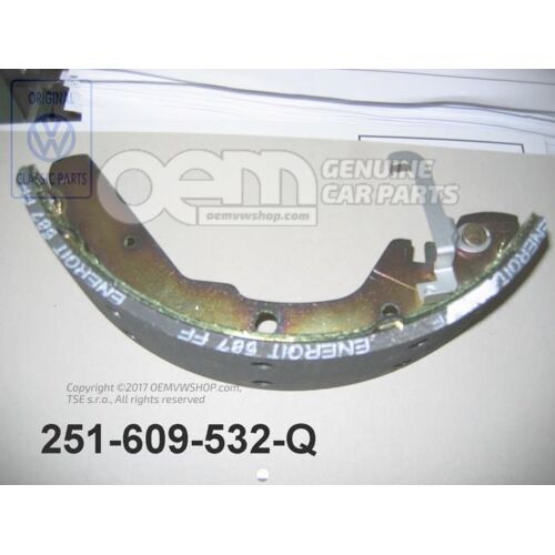 Fékpofa betéttel és beállító karral 251609532Q