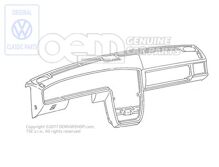 Műszerfal fekete Volkswagen Corrado 53 535857003H 4FB Műszerfal fekete Volkswagen Corrado 53 535857003H 4FB