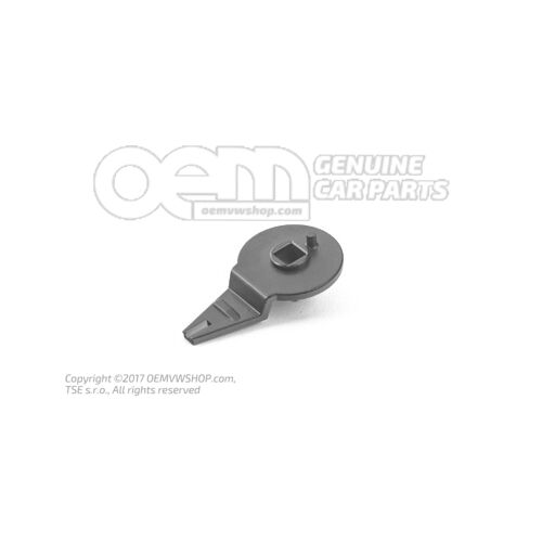Locking bar satin black