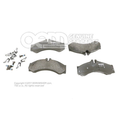 1 db fékbetét készlet tárcsafékhez Volkswagen LT, LT 4x4 2D 2D0698151A