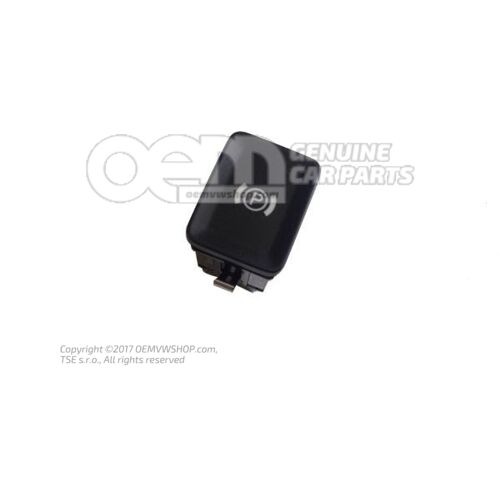 Elektromechanikus rögzítőfék gomb fekete/fehér 3C0927225C REH