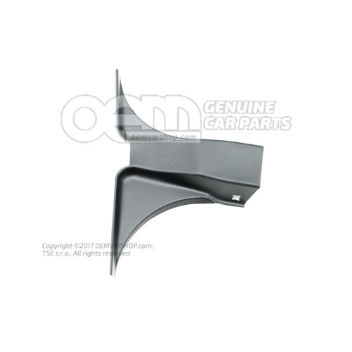 Borító szatén fekete 8D0853307  01C