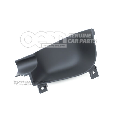 A középkonzol soul burkolata (fekete) 8J0863273A 6PS