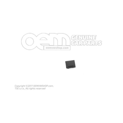Dummy cover soul (fekete) 4B0941515A 5PR