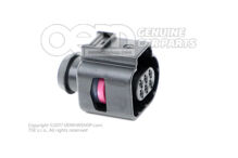 Lapos érintkezőház érintkező reteszelő mechanizmussal csatlakozó darab fojtószelep vezérlőelem 4H0973713 (1)