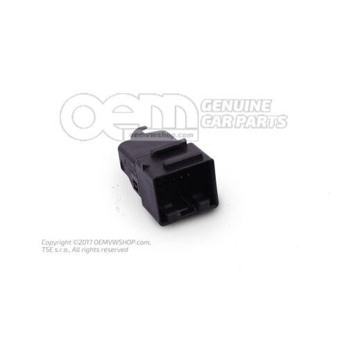 Lapos érintkezőház érintkezőreteszelő mechanizmussal az érintkezőházhoz 4F0972112