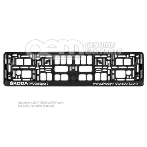 Rendszámtartó 000071800N