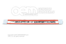 Védőcsík a tolóajtóhoz világos króm 7E0853058B 2ZZ (1)