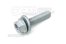 Hatlap gallérú csavar hatlapfejű dugós fejjel N  91260401