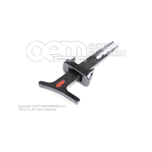 Release rod satin black