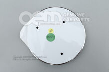 VW embléma fekete/világos króm Volkswagen Amarok 2H 2H6853630  DPJ (1)